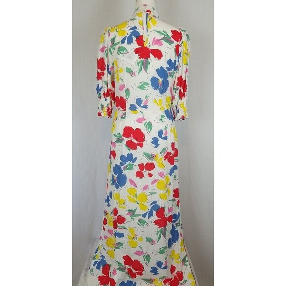 RIXO for Target Floral Cascade Ruffle Dress Size 6 - Picture 5 of 12